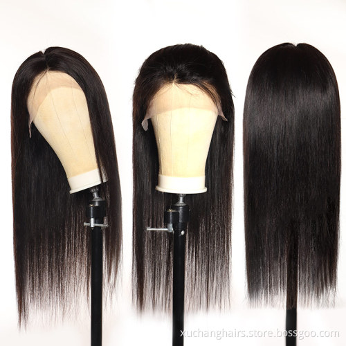 wholesale human wig human hair wigs for black women 20 inch vendor 150% density 13*6 lace front wigs human hair lace front